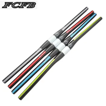

sale FCFB FW flat handlebar carbon handlebar green blue red silver full carbon fiber mountain bike carbon handlebar mtb