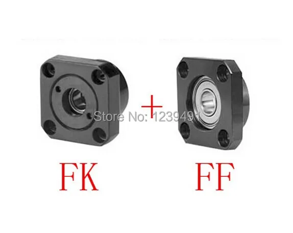 

1pc FK15 Fixed end support + 1pc FF15 Floated end support for ball screw CNC