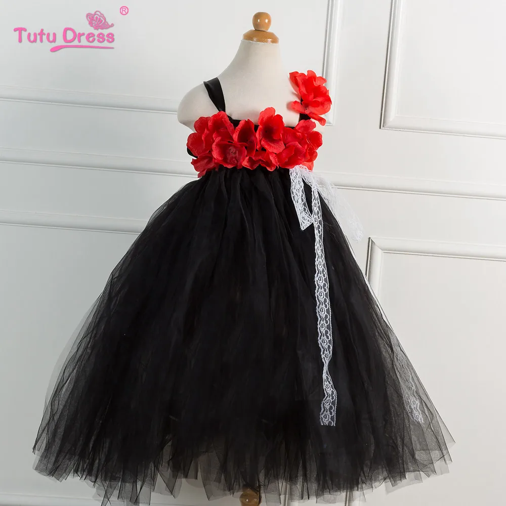 red and black dress for baby girl