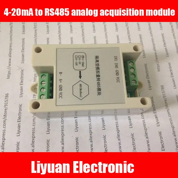 

4-20mA to RS485 analog acquisition module/analog to 485 module/0-10V to RS485 converter pressure transmitter