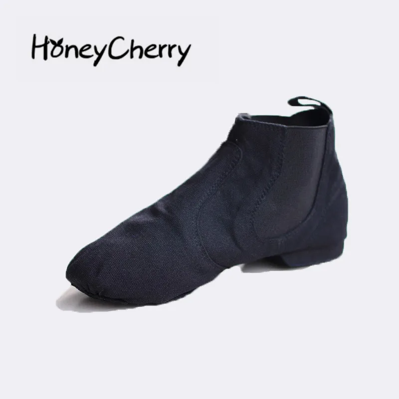 black canvas jazz shoes