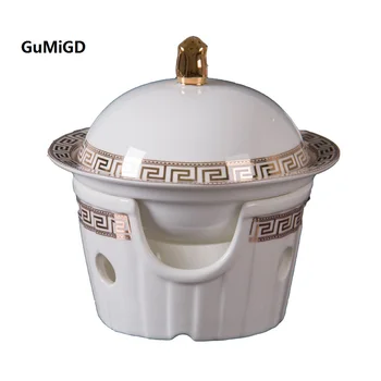 

Guci Hotel soup pot Snow clam shark fin Sea cucumber Millet bowl Phnom Penh bird's nest stew cup Covered alcohol candl furnace