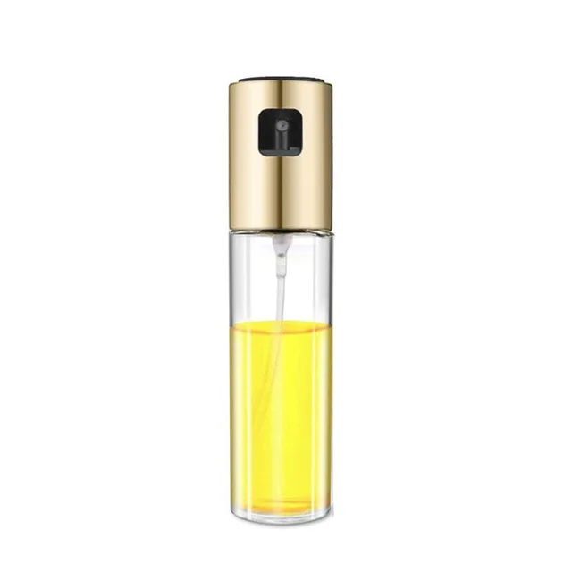 gold Anpro стекло оливковое масло спрей бутылка масло с уксусом распылитель бутылка соевый соус пустая бутылка масло диспенсер для кухни выпечки барбекю салат - Цвет: gold