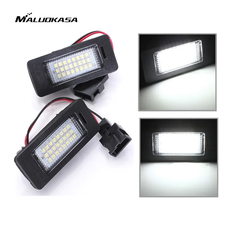 MALUOKASA 2x Error Free Car LED License Plate Light Number plate Signal font b Lamp b