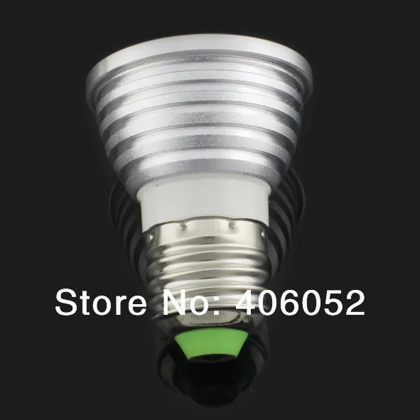 3 Вт RGB E27 GU10 MR16 Светодиодный точечный светильник 16 цветов сменный светодиодный