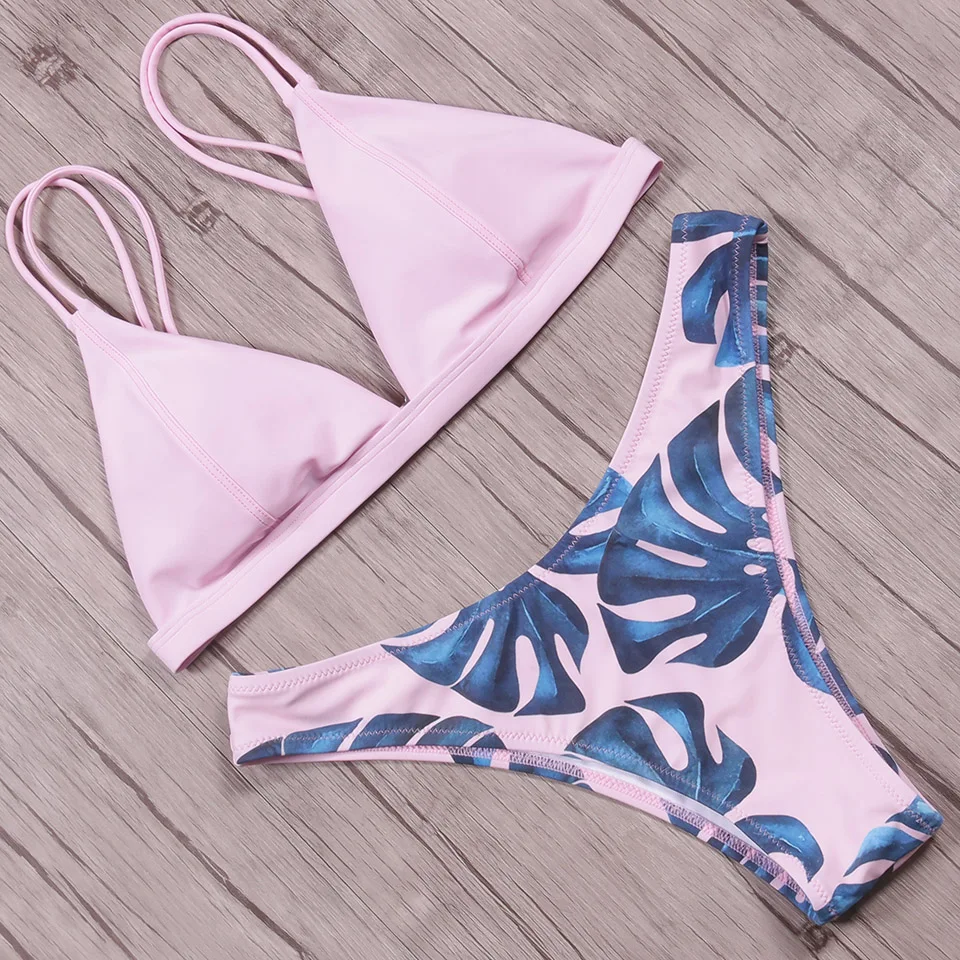 

SAMEGAME New 2019 Sexy Brazilian Bikinis Women Swimsuit Padded Beach Wear Halter Bikini Set Push Up Swimwear Bathing Suit Swim