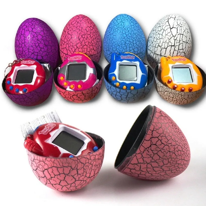 Новый 1 шт. трещины яйцо тамагочи виртуальный питомец видео игры Consolesole best подарок на день рождения для детей 9 см сломанные яйца