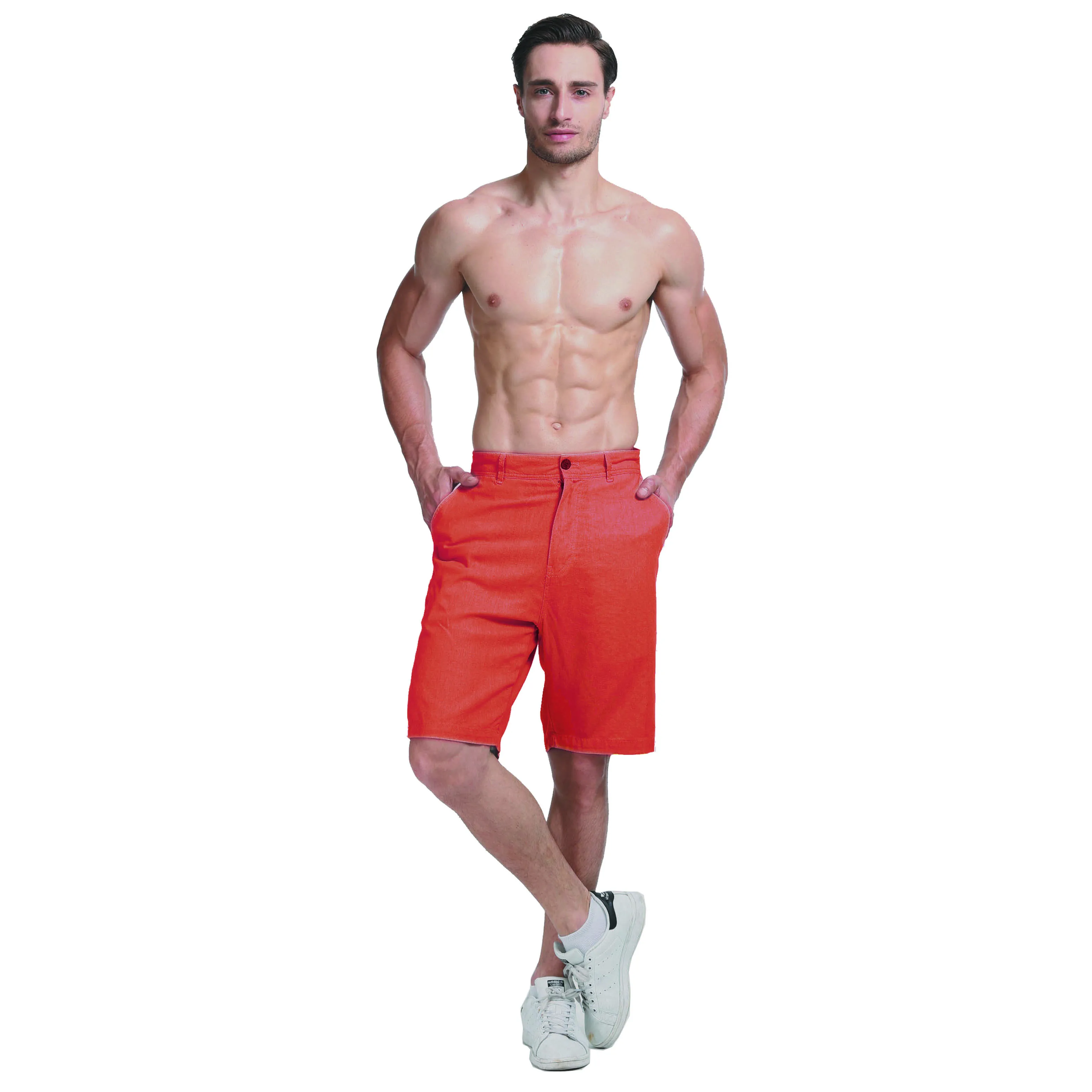

Lavenderi Walk Men's Linen Casual Classic Fit Short
