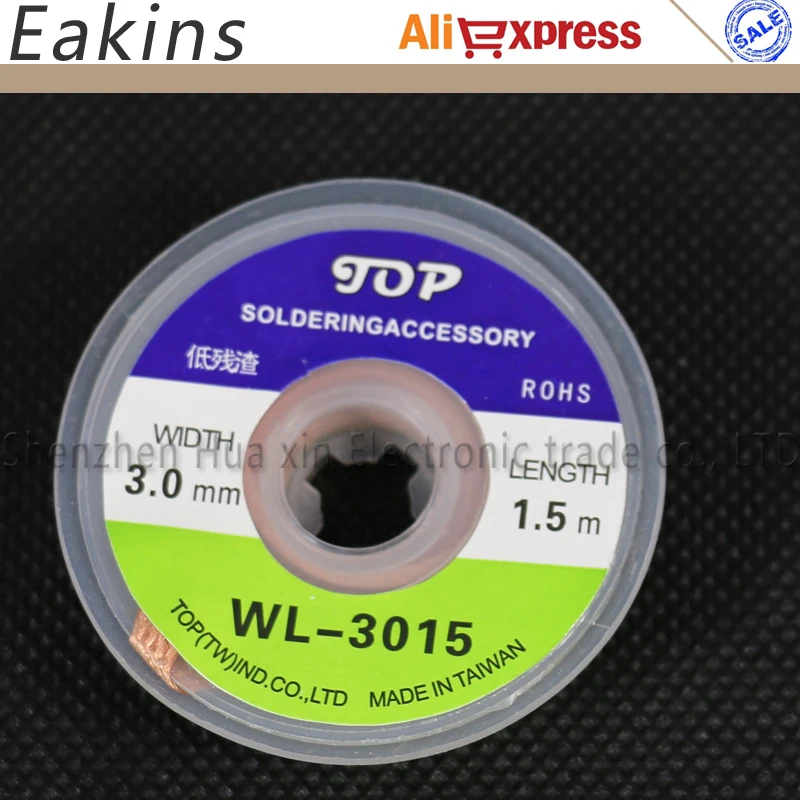 10 pcs/lot Brand WL 3015 BGA soldering wick Solder wick BGA Desoldering