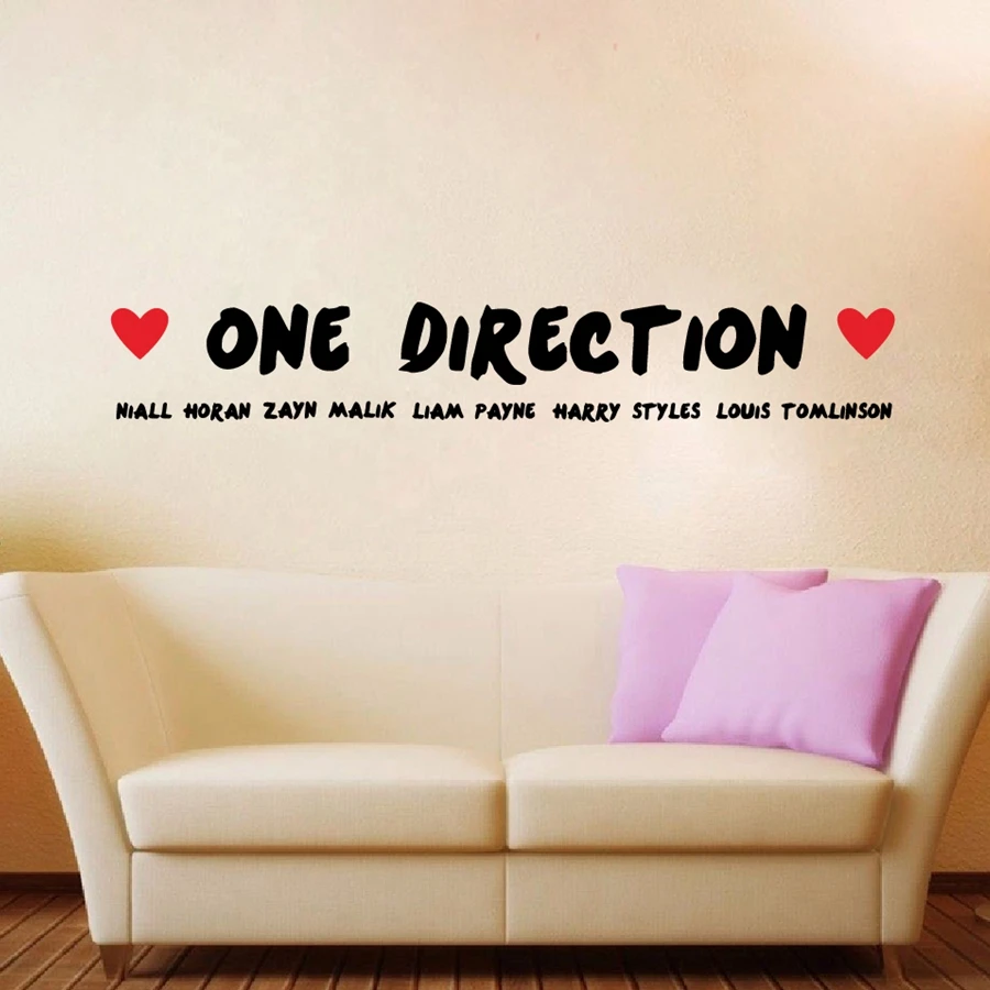 ONE DIRECTION WALL STICKER QUOTE BEDROOM HARRY STYLES WALL ART DECAL X229