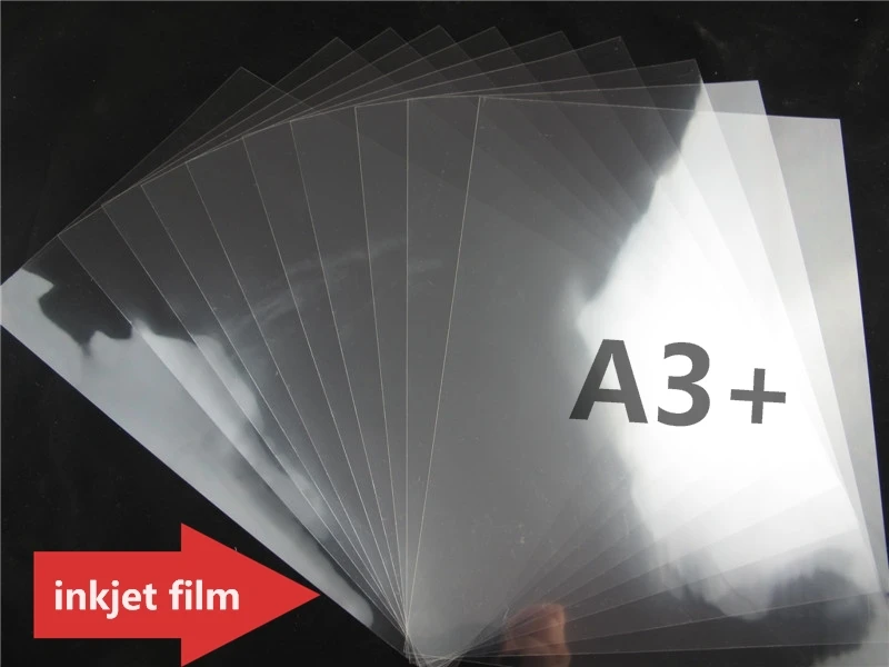 A3 Ир+ Размер качеств прозрачный листовая пленка для печати тарелок для струйной печати