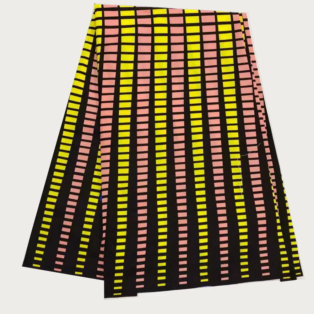 

2019 NEW african print wax fabric for fashion clothe Nigerian ankara java wax fabrics 100% cotton material 6yards!OT-4302