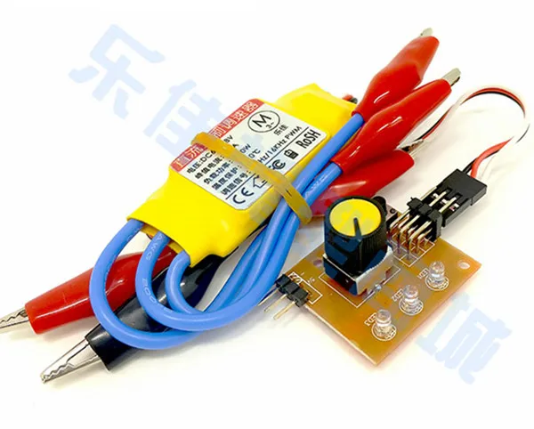 

3-phase 360W DC 12V Brushless High-Power Motor Speed Control PWM Controller 30A
