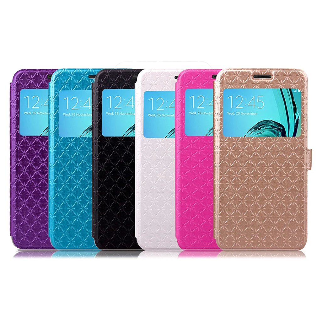 

Brand New Leather Lattice Diamond Full-Protect Case Cover For Samsung Galaxy A5 A510
