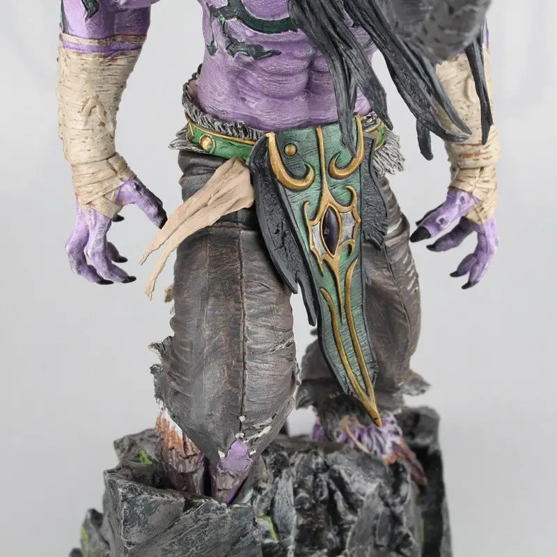 Nuovo WOW World Illidan Stormrage высокого класса Resina GK Statua In Azione Аниме Фигурка Da Collezione модель игрушки 56 см