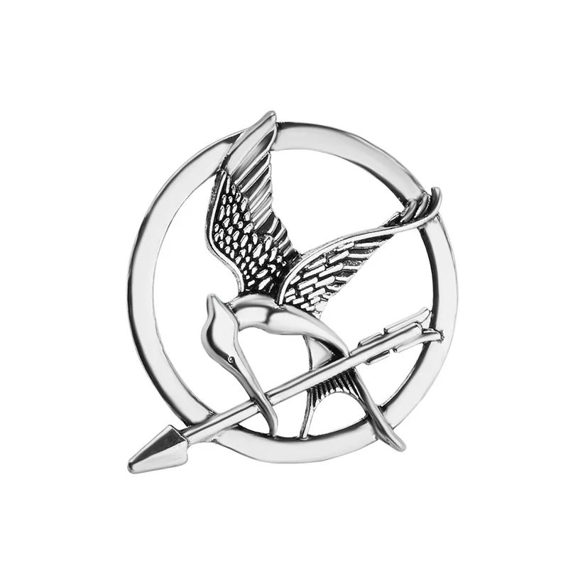 

High Quality Trendy Jewelry Laugh At The Bird Pin Popular Vintage Style Birds Brooches The Hunger Games Fans' Gifts Men Jewerly