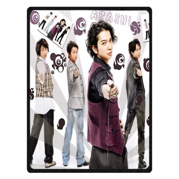 

Custom ARASHI Throws Flannel Blanket For Air/Sofa/Bedding Winter Warm Soft Bedsheet Home Textile