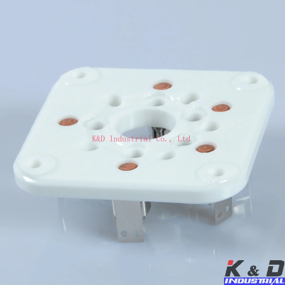 1pc GZC5-A 5Pin 3-500Z 4-400 U5G 기본 세라믹 튜브 소켓 5Pin 3-500Z 4-400 기타 DIY 앰프 부품