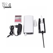 Gustala перезаряжаемый 18 Вт 30000 об/мин Электрический сверлильный станок для ногтей акриловая пилка для ногтей дрель маникюрный педикюрный набор оборудование для дизайна ногтей