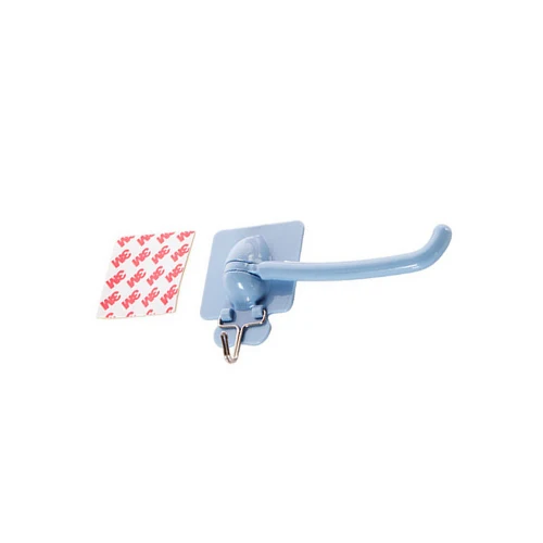MAIKAMI Plasitc вешалка для полотенец вращающаяся стойка для полотенец Ванная комната Кухня настенный держатель для полотенец полированная стойка аксессуар дропшиппинг - Цвет: Синий