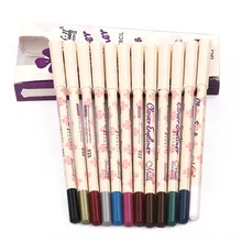 Профессиональный рисунок древесины подводка для глаз Водонепроницаемый подводка для глаз 0786 длительный косметический с 12 Цвет