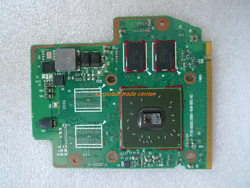 Original A300 216-0683008 video card for Toshiba A300 PT10S-6050A2169801-VGAB-DDR2-A03 V000121540 PM45 256mb full tested