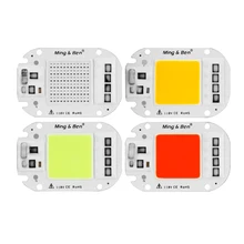 5 шт./лот 20 Вт 30 Вт 50 Вт светодиодный чип COB AC 220 В 110 в смарт-чип IC для Светодиодный прожектор Прожектор синий день белый зеленый красный желтый теплый