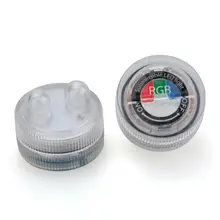Заводские Дело 2 шт. CR2032 Батарея LED Погружные Amber Цвет Свадьба Цветочные украшения Свеча Чай свет