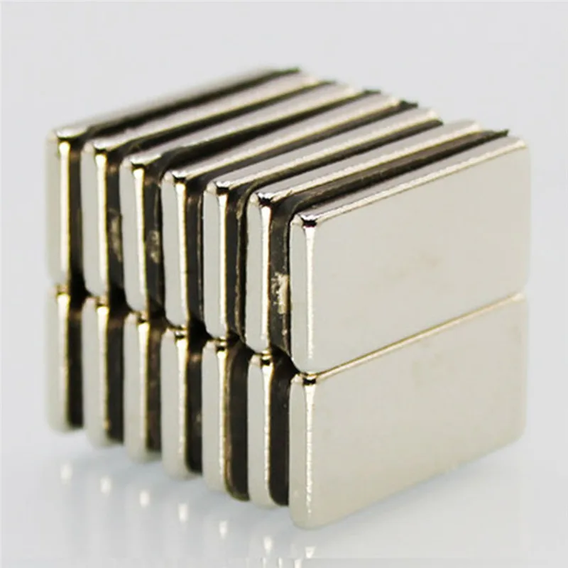 

10PC 20x10x2mm Super Powerful Small Neodymium Magnet Block Permanent N35 NdFeB Strong Cuboid Magnetic Magnets 20mm x 10mm x 2mm