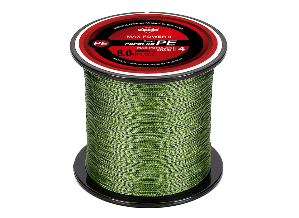 300M Braided 4 Strands Multifilament Fishing Line