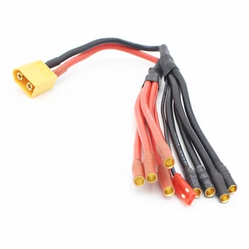 

New XT60 to 3.5mm 4 w/ JST wire bullet Multistar ESC Power Cable for quadcopter LED Afro 30A Esc
