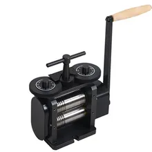 Пепе 110 мм комбинированная прокатная мельница, вальцы ювелирные с максимальным отверстием 0-5 мм, ширина ролика 110 мм