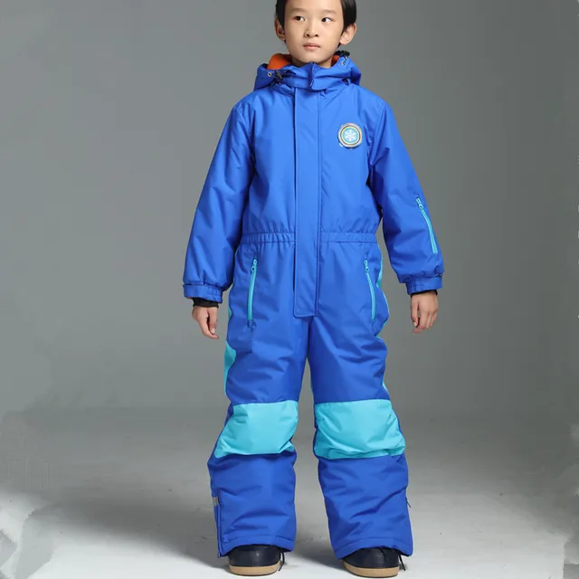 Winter Ski Jumpsuit Kids Boys Ski Suit One piece Snowsuit Ski Suits