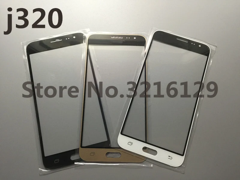 

10pcs/lot Replacement high quality LCD Front Touch Screen Glass Outer Lens For Samsung Galaxy J3(2016) J320 J320F J320H