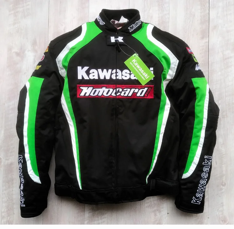 

Summer mesh motocross men motorcycle racing chaqueta moto riding clothing for kawasaki men jaqueta motoqueiro jacket armor coat