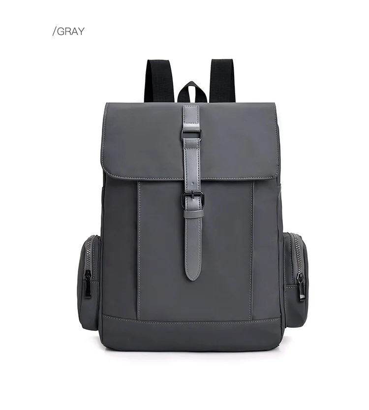 Нейлоновый водонепроницаемый рюкзак для ноутбука, сумка 13,3 14 дюймов, Повседневная модная мужская и женская сумка для ноутбука bga back pack - Цвет: Темно-серый
