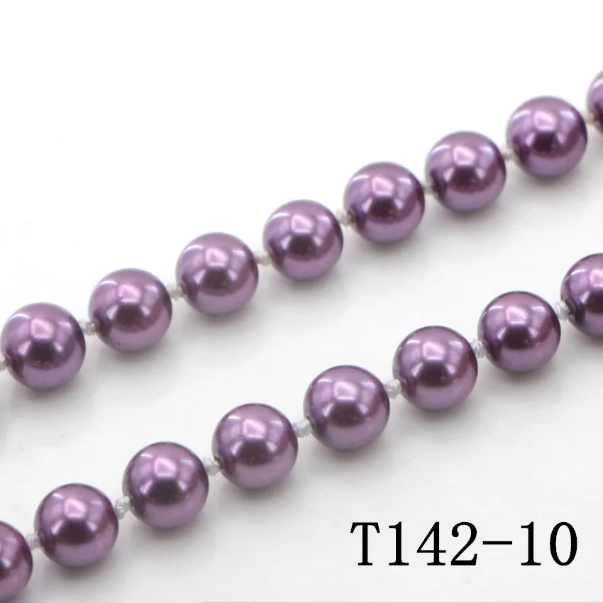 Natural pearl necklace, South China baroque pearl mother's gift jewelry necklace 925 silver pure gold necklace (55)