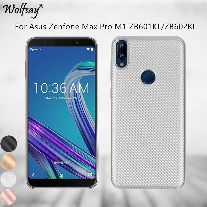 Wolfsay Asus Zenfone Max Pro M1 ZB602KL Case Slim Soft Silicone Case For Asus Zenfone Max Pro M1 ZB602KL Cover ( ZB601KL ) X00TD Wolfsay Asus Zenfone Max Pro M1 ZB602KL Case Slim Soft Silicone Case For Asus Zenfone Max Pro M1 ZB602KL Cover ( ZB601KL ) X00TD