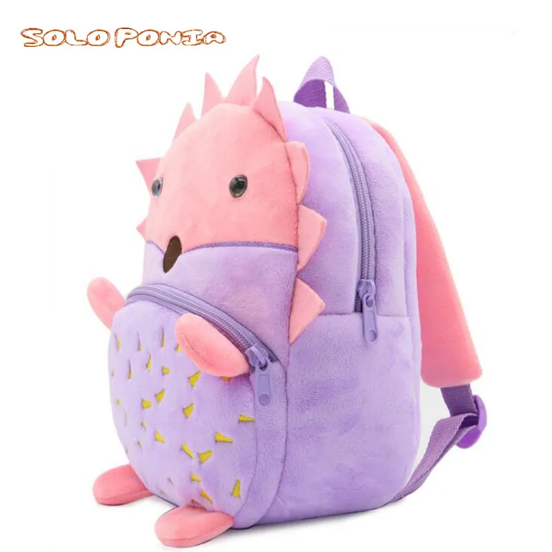 2018 Cartoon Kids Plush Backpacks Mini Kindergarten schoolbag Plush Animal Backpack Children