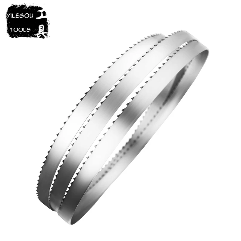 2 Pieces 1900mm Band Saw Blades Cutting Bone and Meat 1900*16*0.55mm