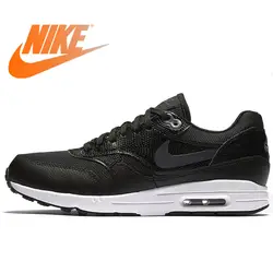 Оригинальный Nike Оригинальные кроссовки Air Max 1 для женщин кроссовки спортивная обувь дышащая черный классический Спорт на открытом воздухе