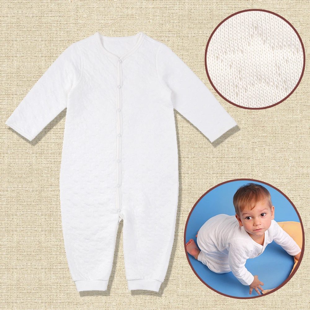 pima cotton baby rompers