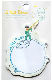 1 шт. мультфильм Маленький принц стикер для заметок Блокнот записная книжка самоклеящаяся липкая закладка для заметок - Цвет: white