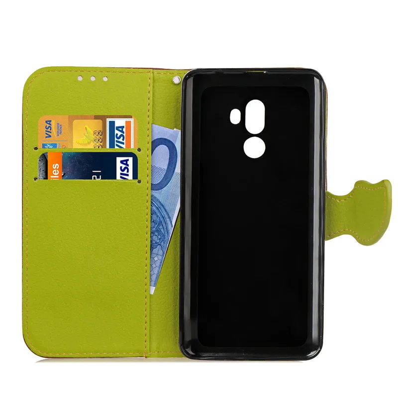 Роскошные листья Бумажник кожаный чехол для Ulefone S8 случае Fundas флип Обложка Дело