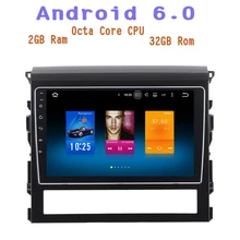 Android 6.0 Octa Core radio de Coche sin reproductor de dvd para toyota Land Cruiser 2015 2016 con 4g ram 4G wifi usb de Radio Auto Estéreo