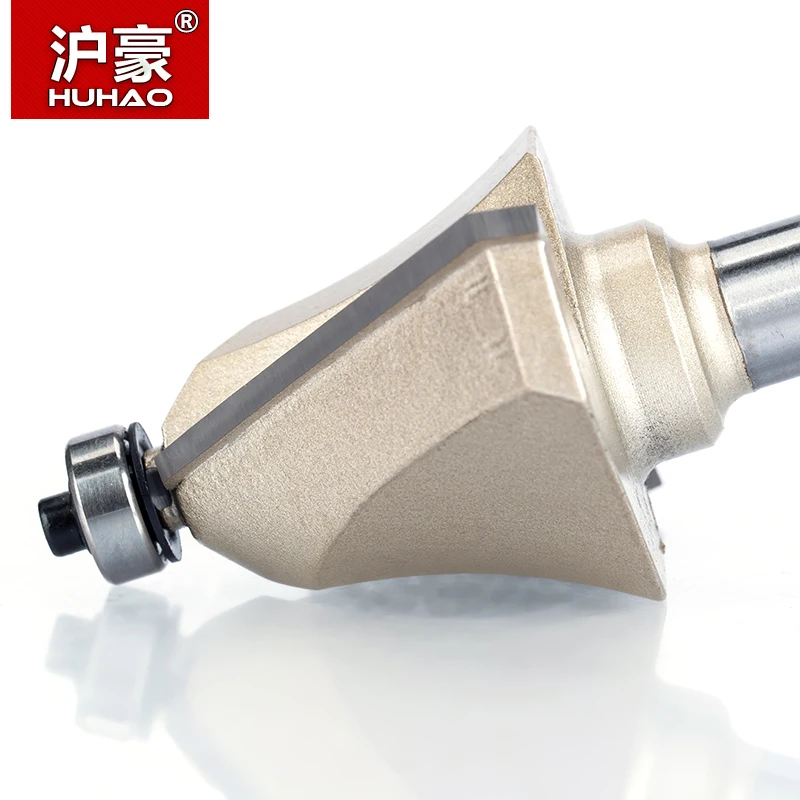 HUHAO Фрезерные фрезы 1/4 "1/2" хвостовик для дерева конского носа 45 градусов