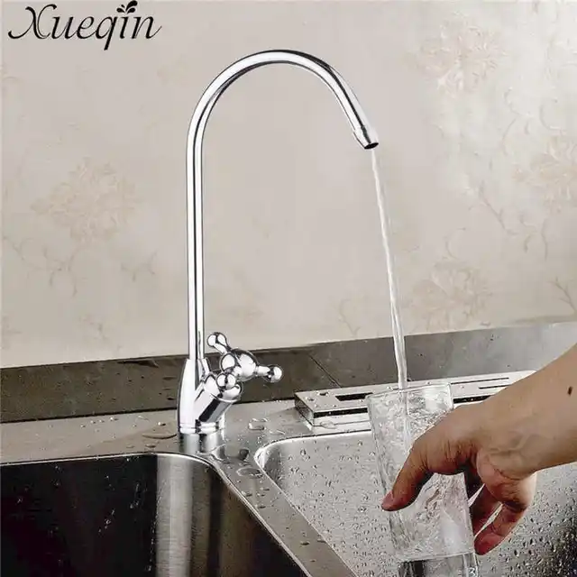 Xueqin 1/4 \'\'Reverse Bad Küche Wasserfilter Wasserhahn Schwanenhals ... Xueqin 1/4 \'\'Reverse Bad Küche Wasserfilter Wasserhahn Schwanenhals ...