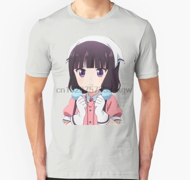 Мужская футболка с коротким рукавом женская Maika Sakuranomiya Blend S аниме унисекс | одежда