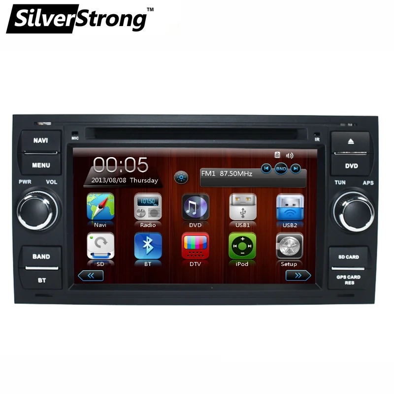 

SilverStrong Free shipping 2Din 7 Inch Car DVD for FORD FOCUS1 2005 2006 2007 Galaxy Transit With Radio GPS 1080P car dvd focus1
