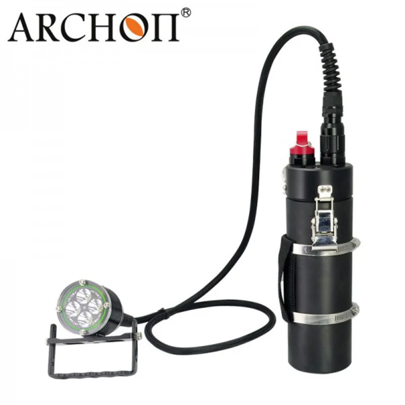 Карманный фонарик для дайвинга ARCHON WH46 DH40 подводный свет 4 * L2 U2 Led 4000LM канистра